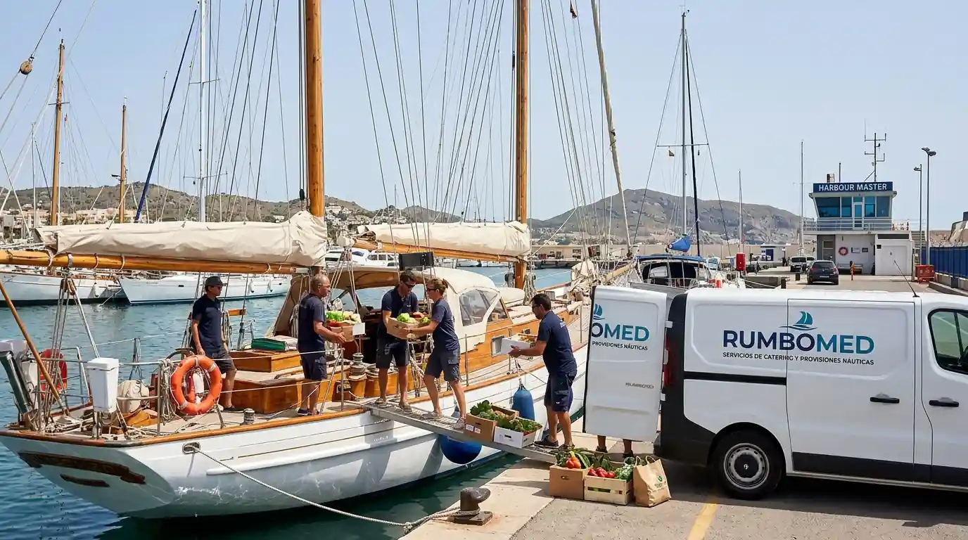 Servicio de abastecimiento a pie de amarre en Benalmádena