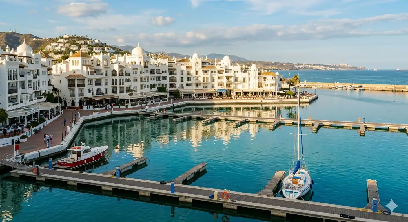 Marina with empty berths