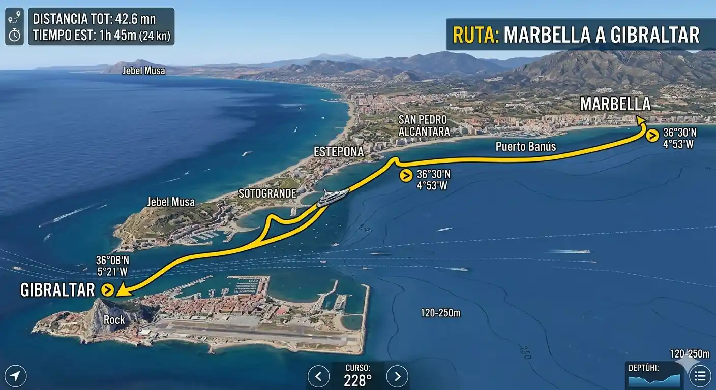 VIP Route: Sailing from Puerto Banús to Gibraltar
